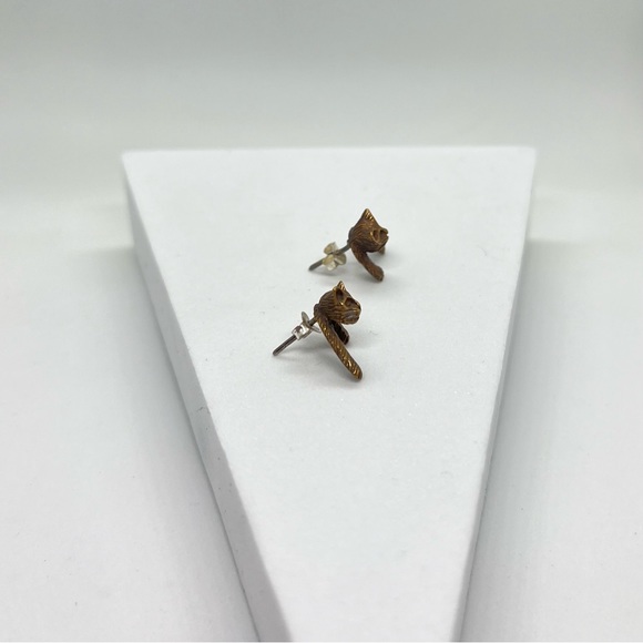 CUTE CAT Earring studs - Picture 3 of 5